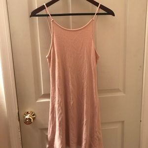 Topshop baby pink knit dress